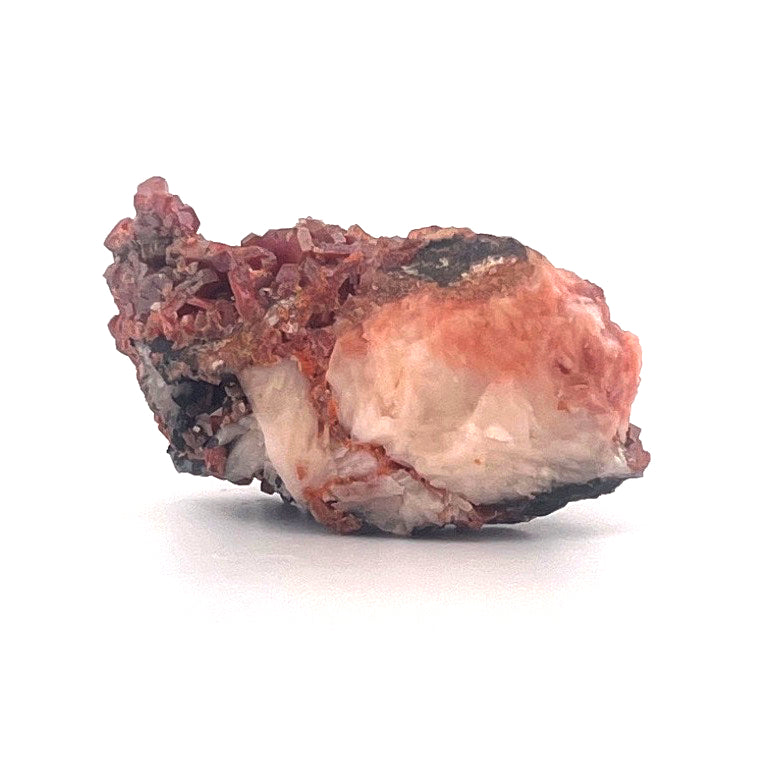 Vanadinite on Goethite Barite Druzy | 26 (g)