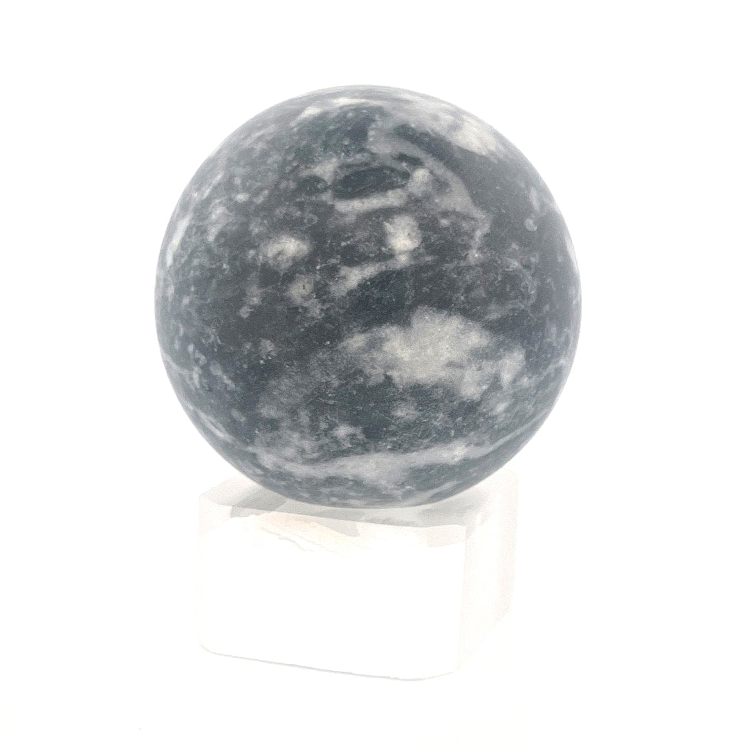 Grey and Black Jasper Sphere | 185 (g) | (2 In)