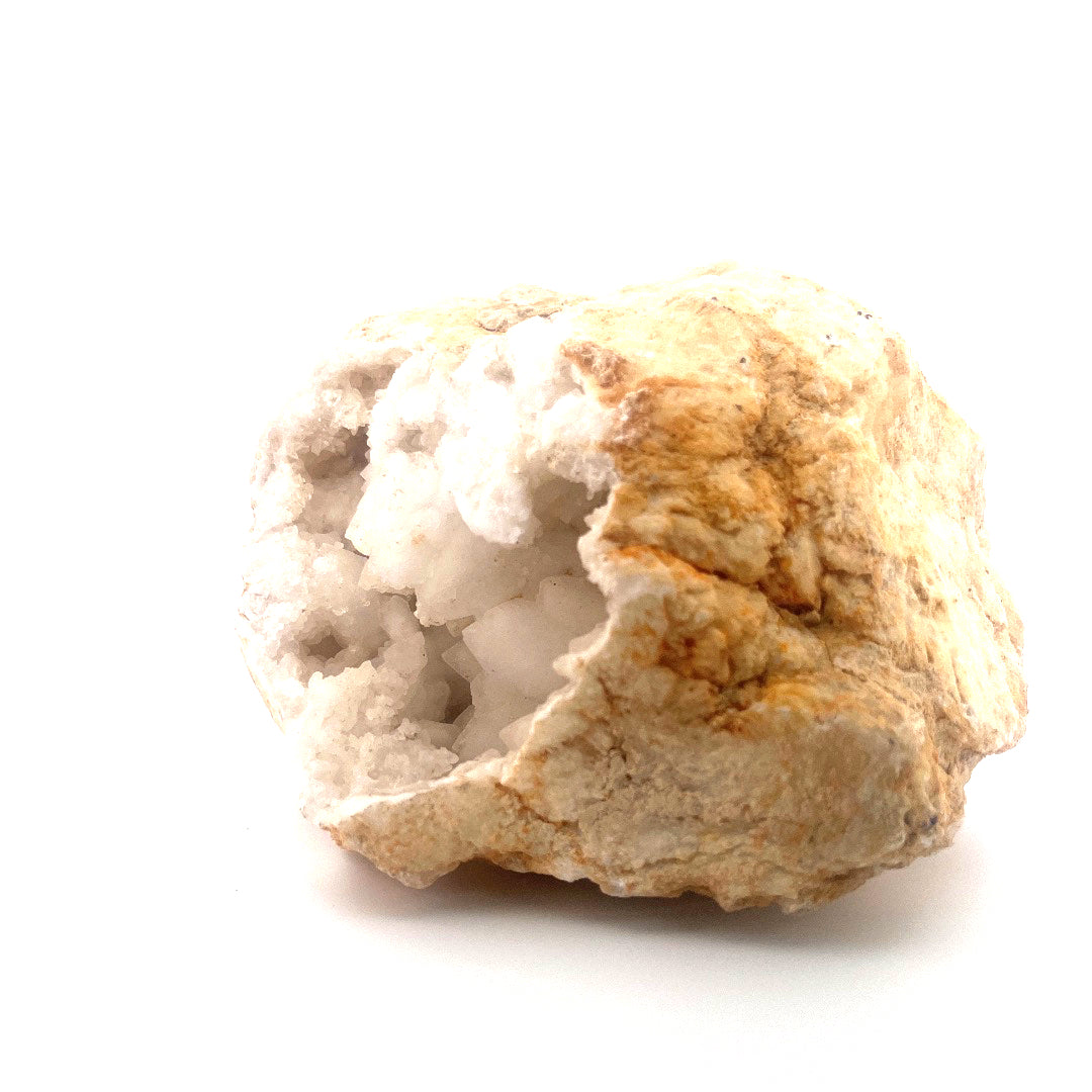 Moroccan White Quartz Geode | 1450 (g)