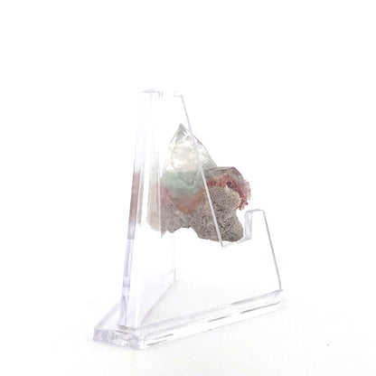 Mint Green on Shiny Pink Apophyllite Fused with Stilbite High Grade |  8.6 (g)