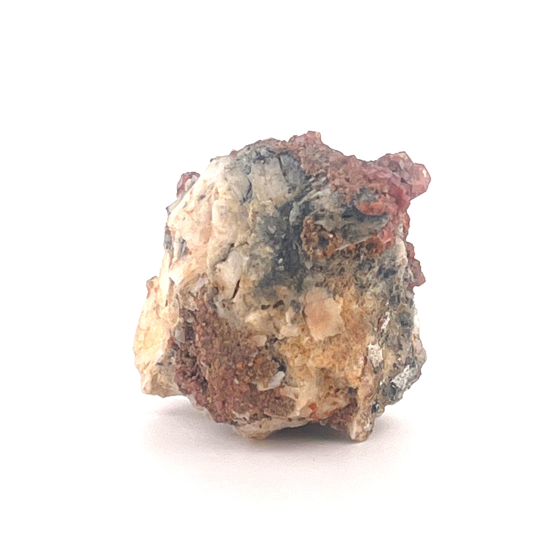 Vanadinite on Goethite Barite Druzy | 32 (g)