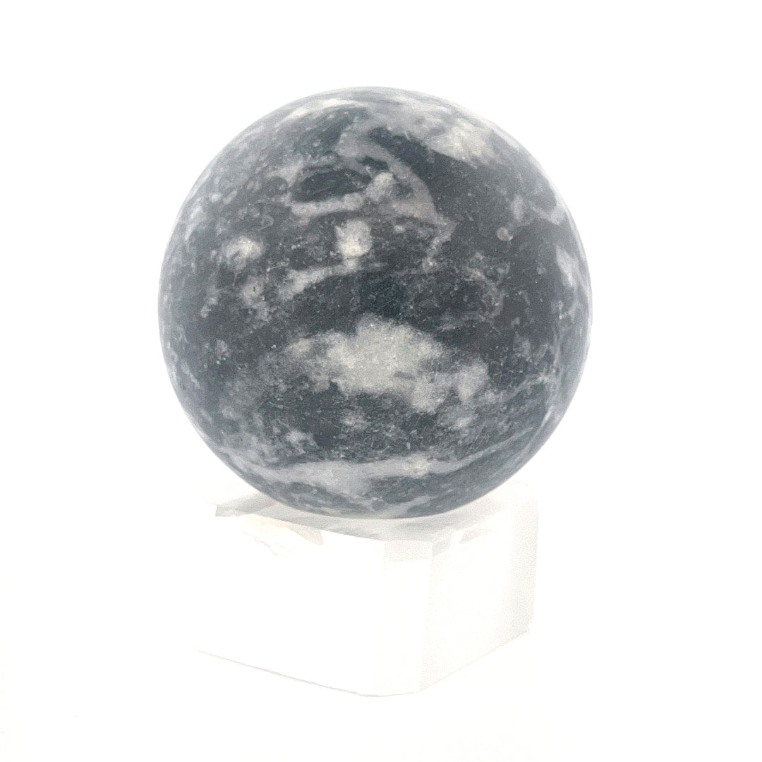 Grey and Black Jasper Sphere | 185 (g) | (2 In)