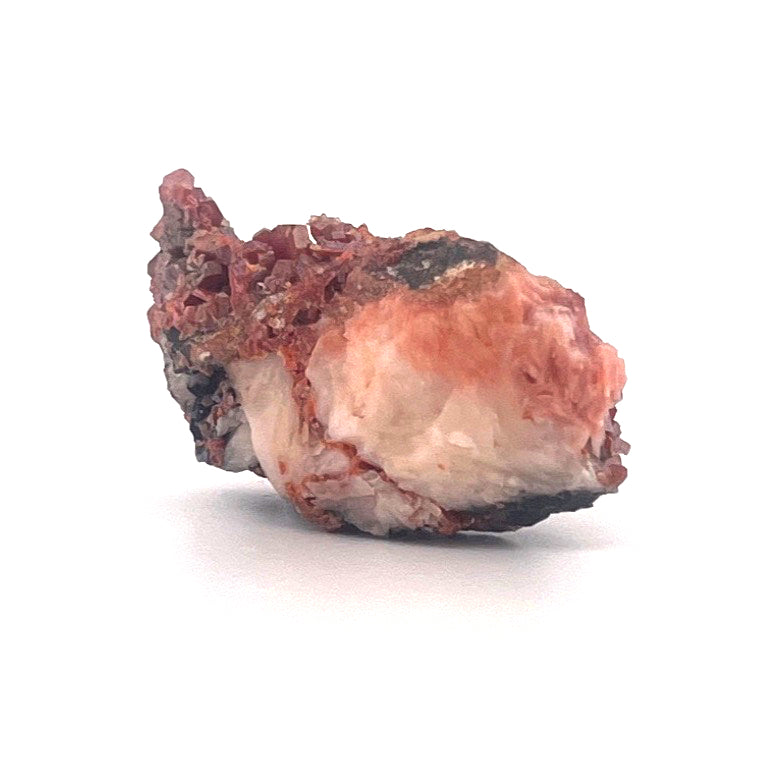 Vanadinite on Goethite Barite Druzy | 26 (g)