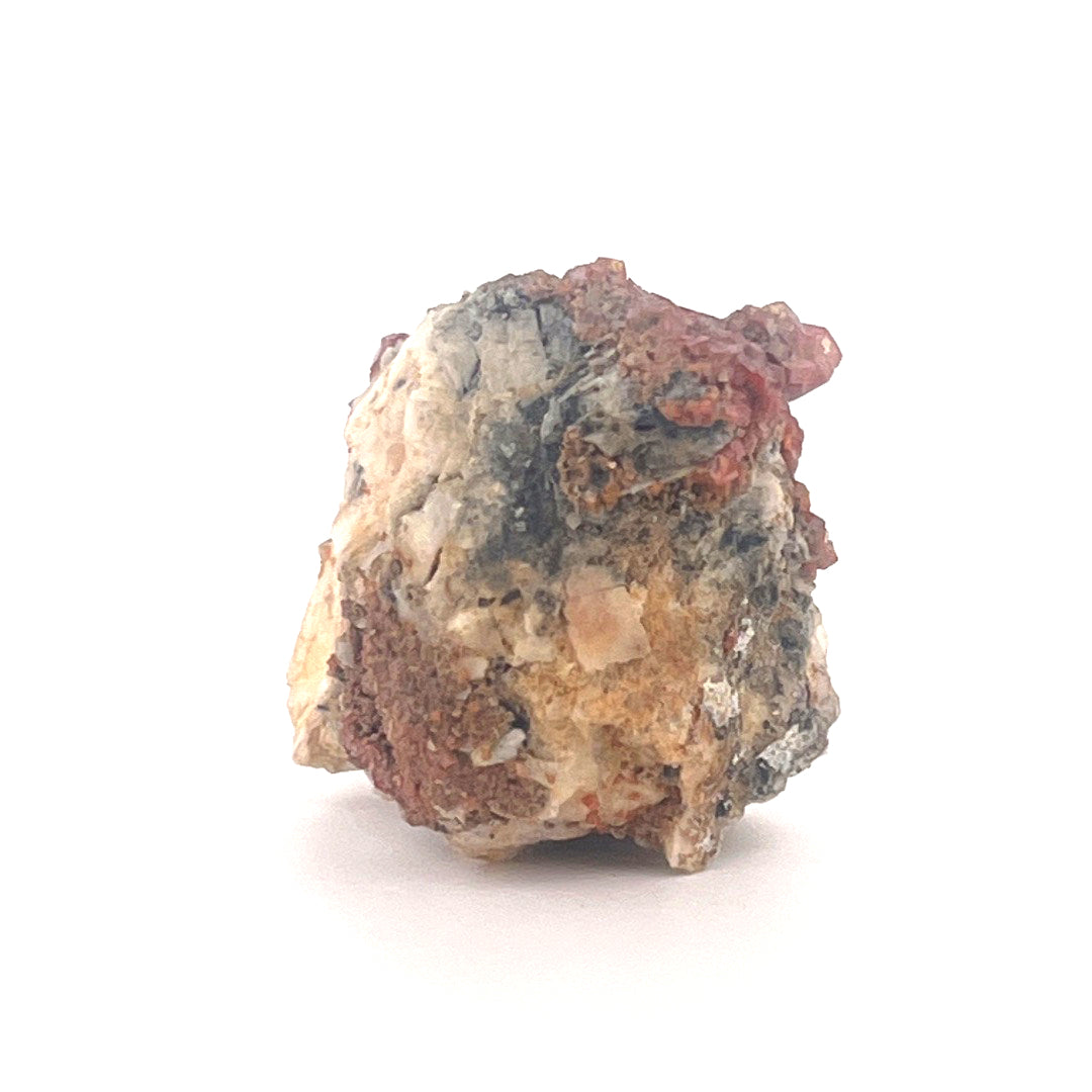 Vanadinite on Goethite Barite Druzy | 32 (g)