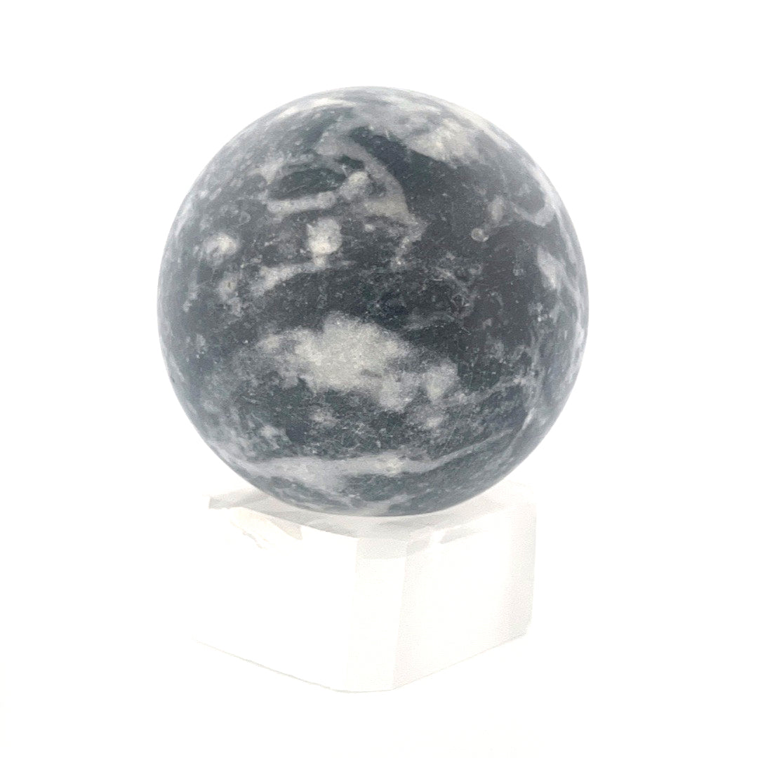 Grey and Black Jasper Sphere | 185 (g) | (2 In)