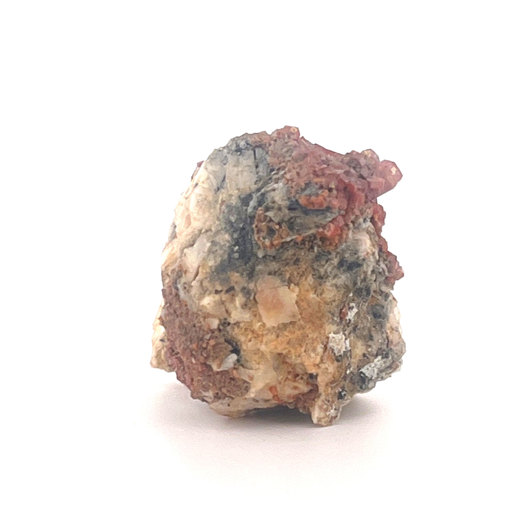 Vanadinite on Goethite Barite Druzy | 32 (g)