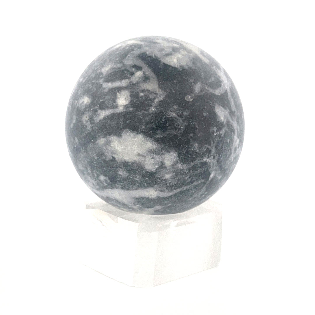 Grey and Black Jasper Sphere | 185 (g) | (2 In)