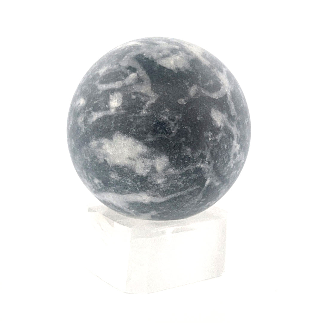 Grey and Black Jasper Sphere | 185 (g) | (2 In)