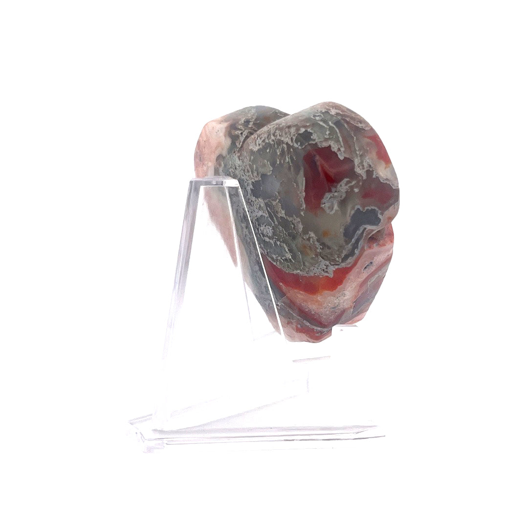 Natural Agate Heart | 121 (g)