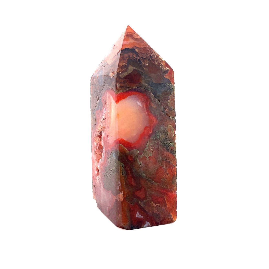 Cherry Blossom Agate Pillar | 184 (g)