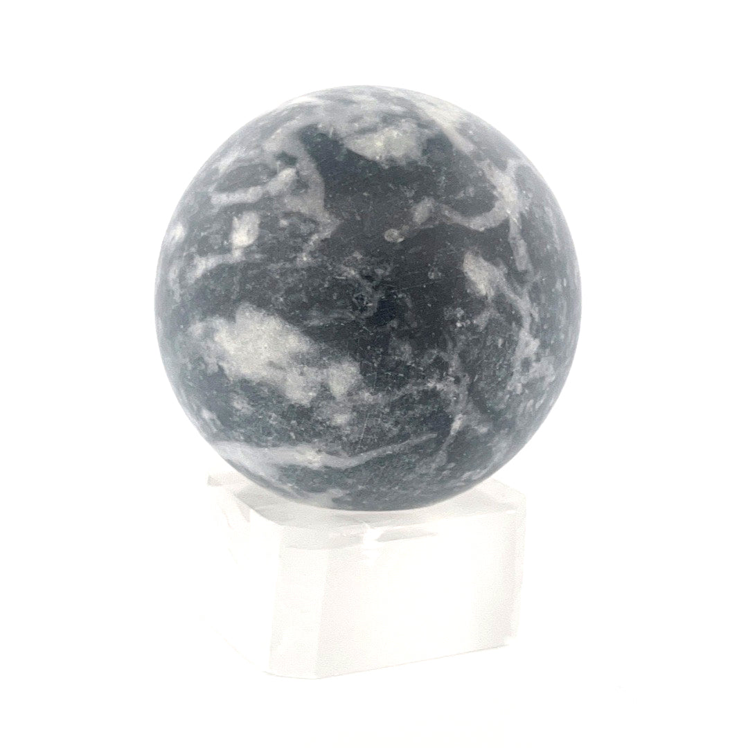 Grey and Black Jasper Sphere | 185 (g) | (2 In)