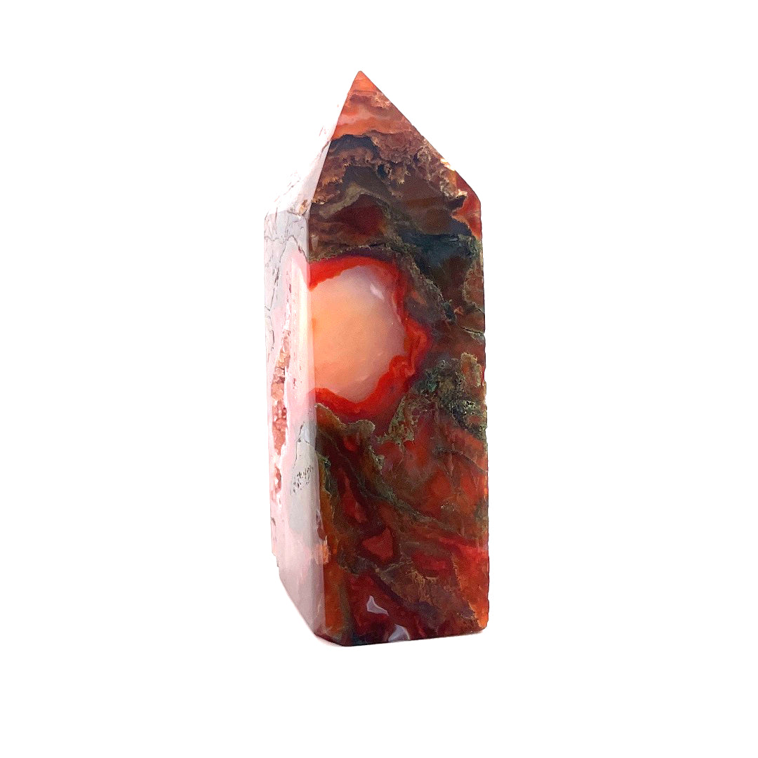 Cherry Blossom Agate Pillar | 184 (g)