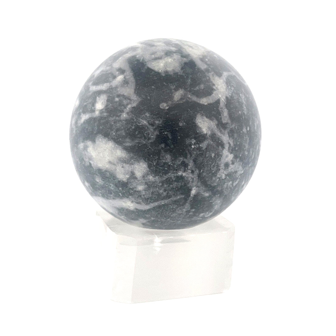 Grey and Black Jasper Sphere | 185 (g) | (2 In)