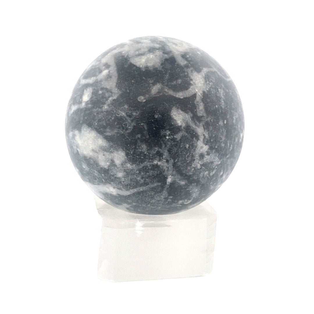 Grey and Black Jasper Sphere | 185 (g) | (2 In)