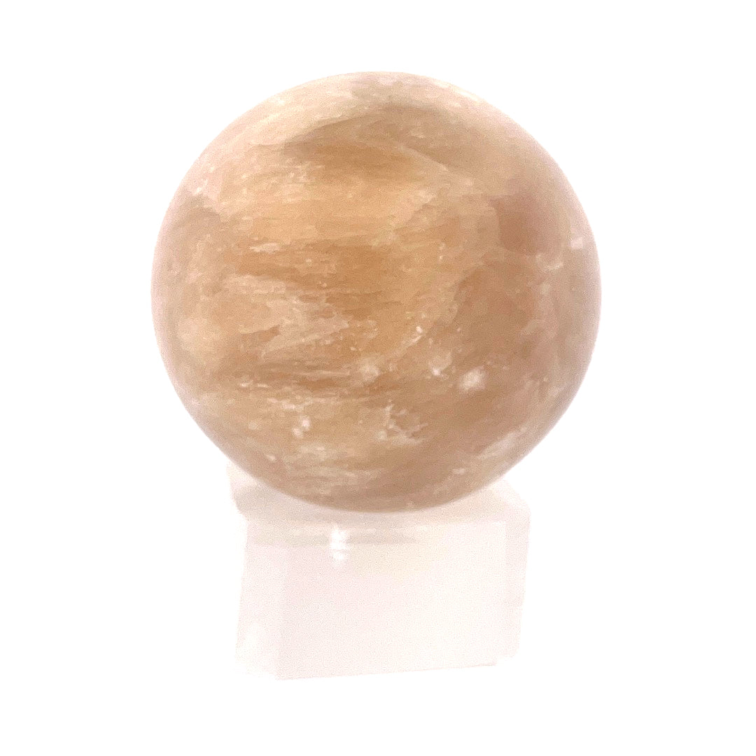 Yellow Calcite Sphere | 188 (g)  | 2 (In)