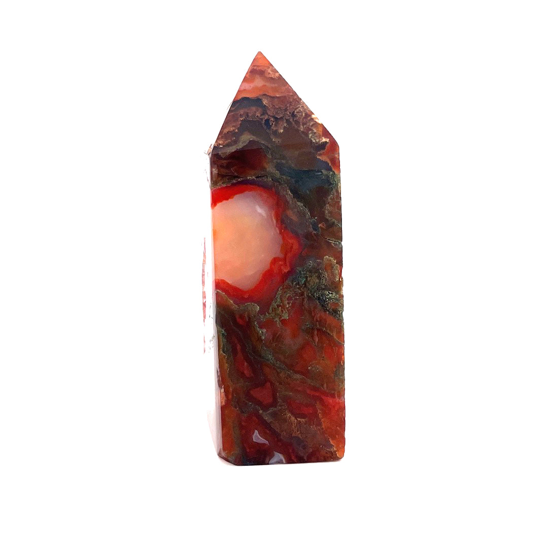 Cherry Blossom Agate Pillar | 184 (g)