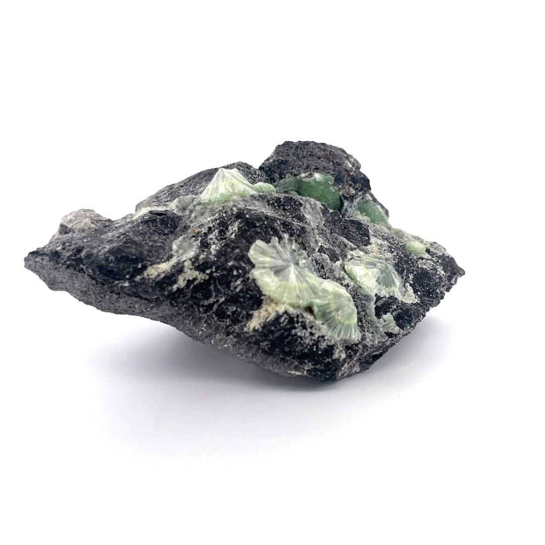 Wavellite Green Starburst Crystal Botryoidal Druzy  |  173 (g)