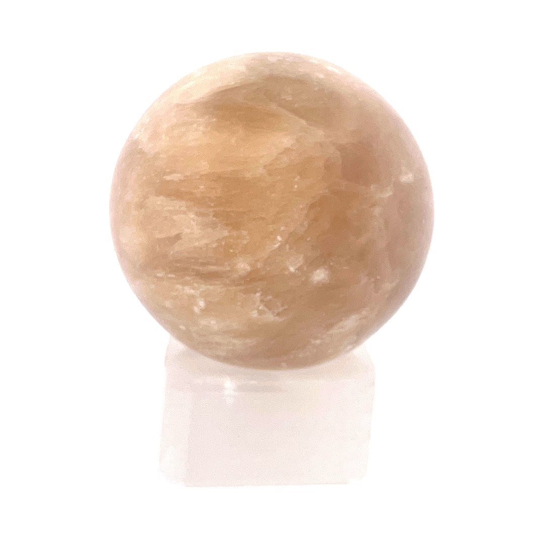 Yellow Calcite Sphere | 188 (g)  | 2 (In)