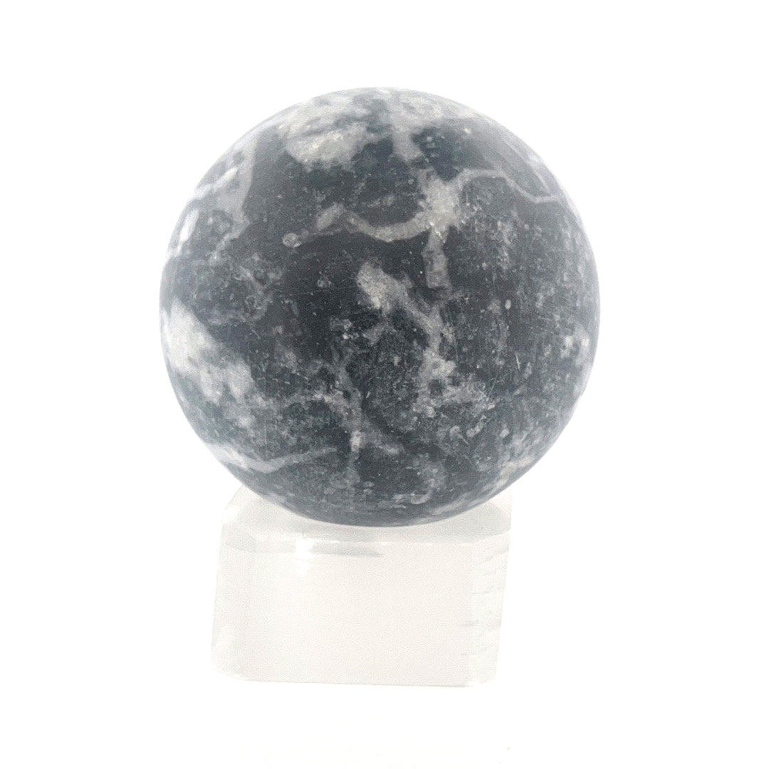 Grey and Black Jasper Sphere | 185 (g) | (2 In)