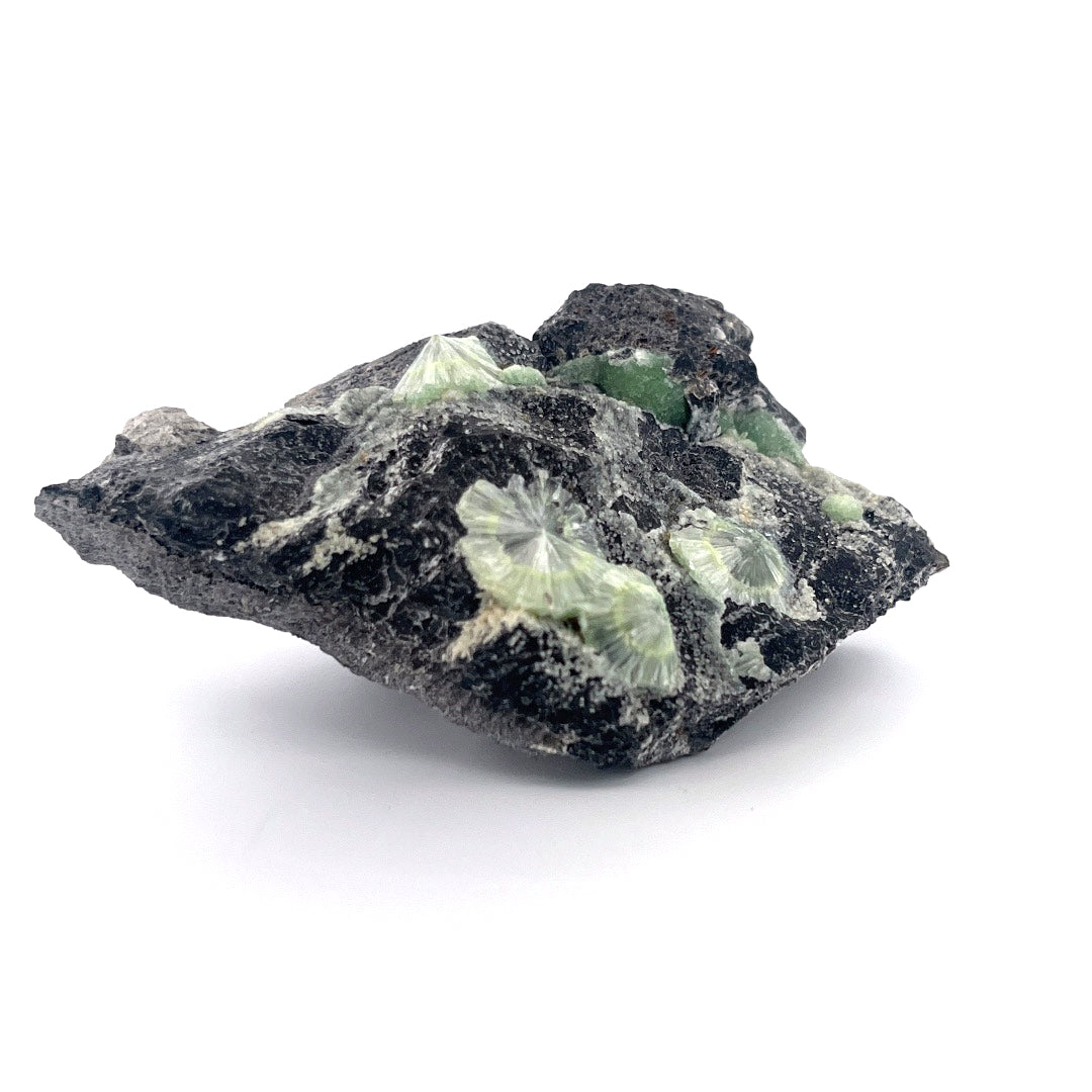 Wavellite Green Starburst Crystal Botryoidal Druzy  |  173 (g)