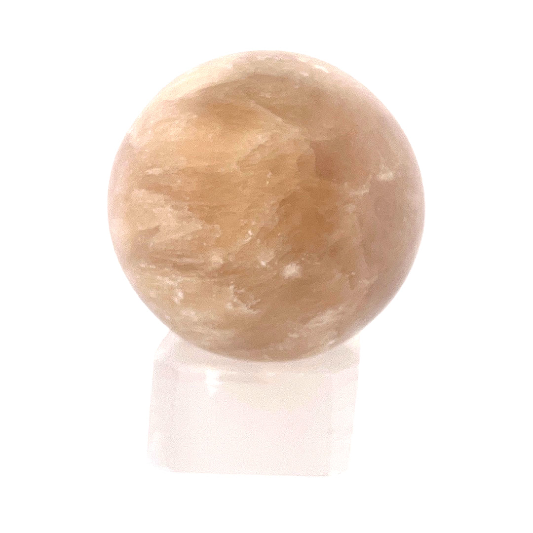 Yellow Calcite Sphere | 188 (g)  | 2 (In)