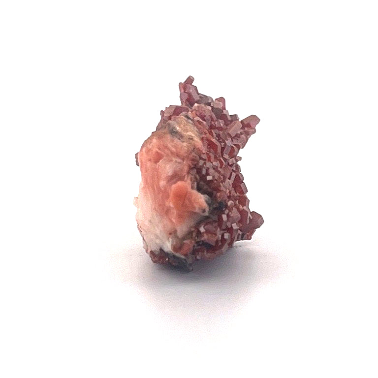 Vanadinite on Goethite Barite Druzy | 26 (g)