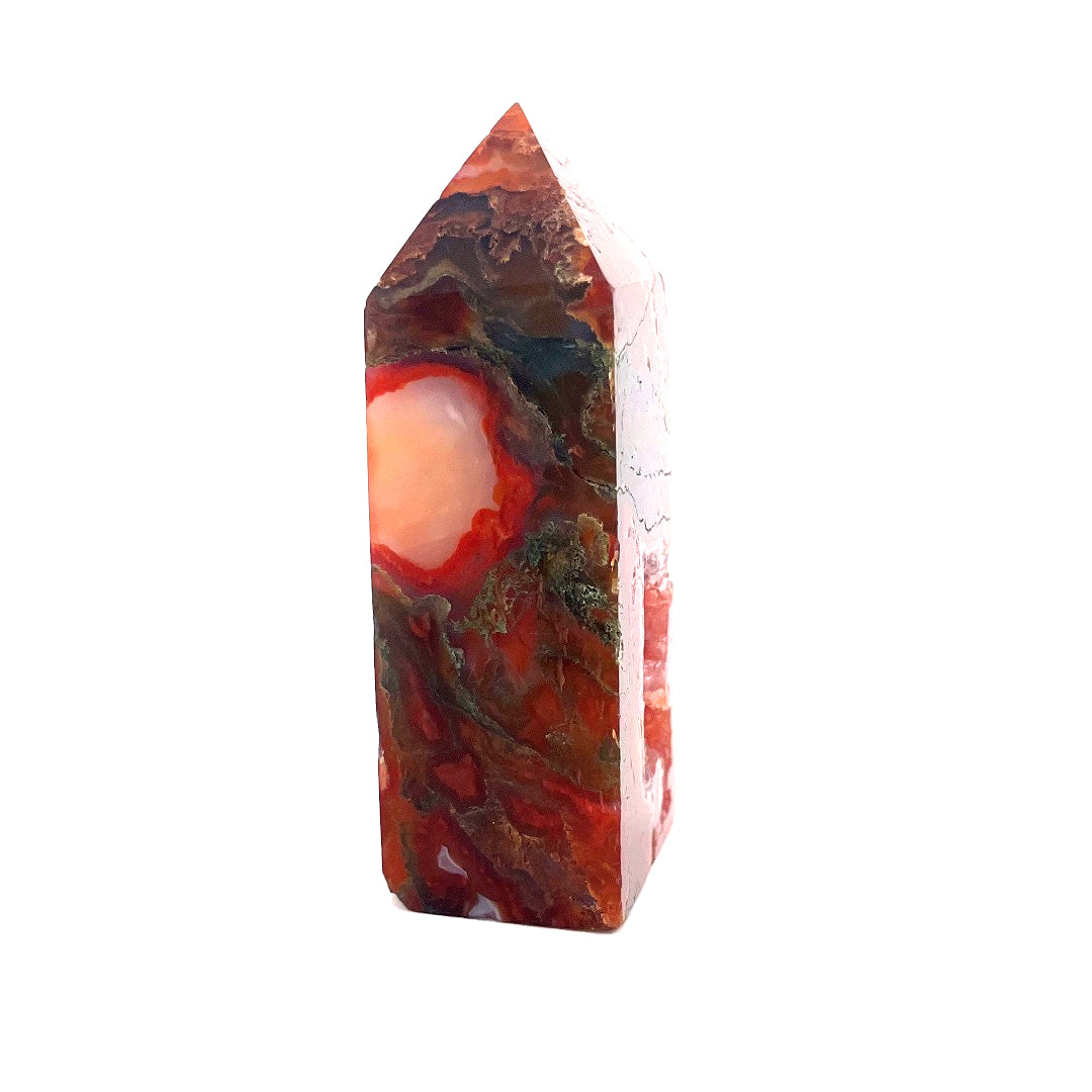 Cherry Blossom Agate Pillar | 184 (g)