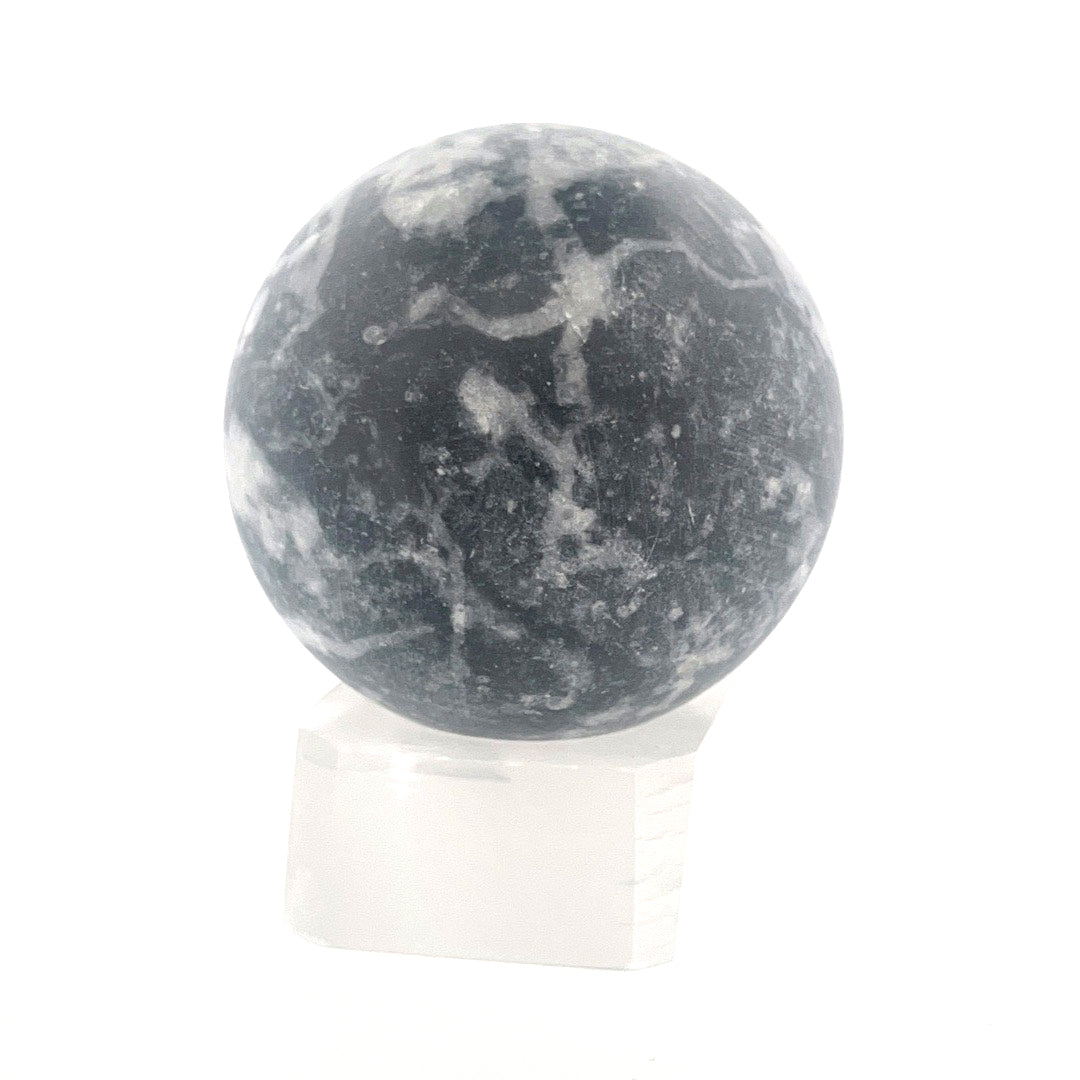 Grey and Black Jasper Sphere | 185 (g) | (2 In)