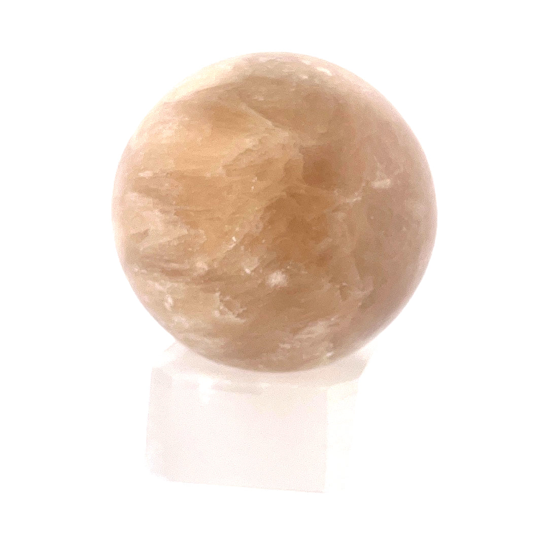 Yellow Calcite Sphere | 188 (g)  | 2 (In)