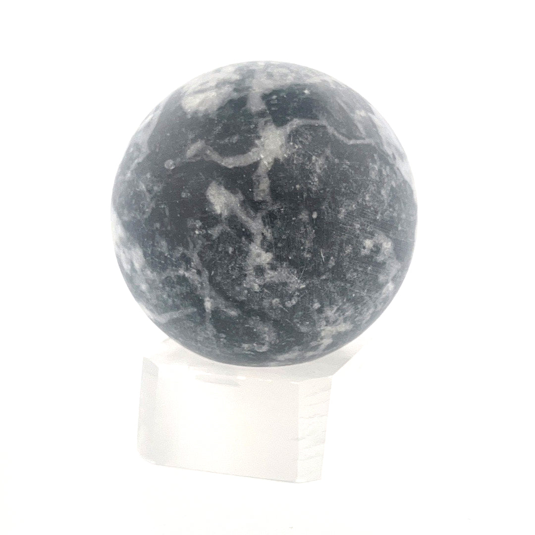 Grey and Black Jasper Sphere | 185 (g) | (2 In)