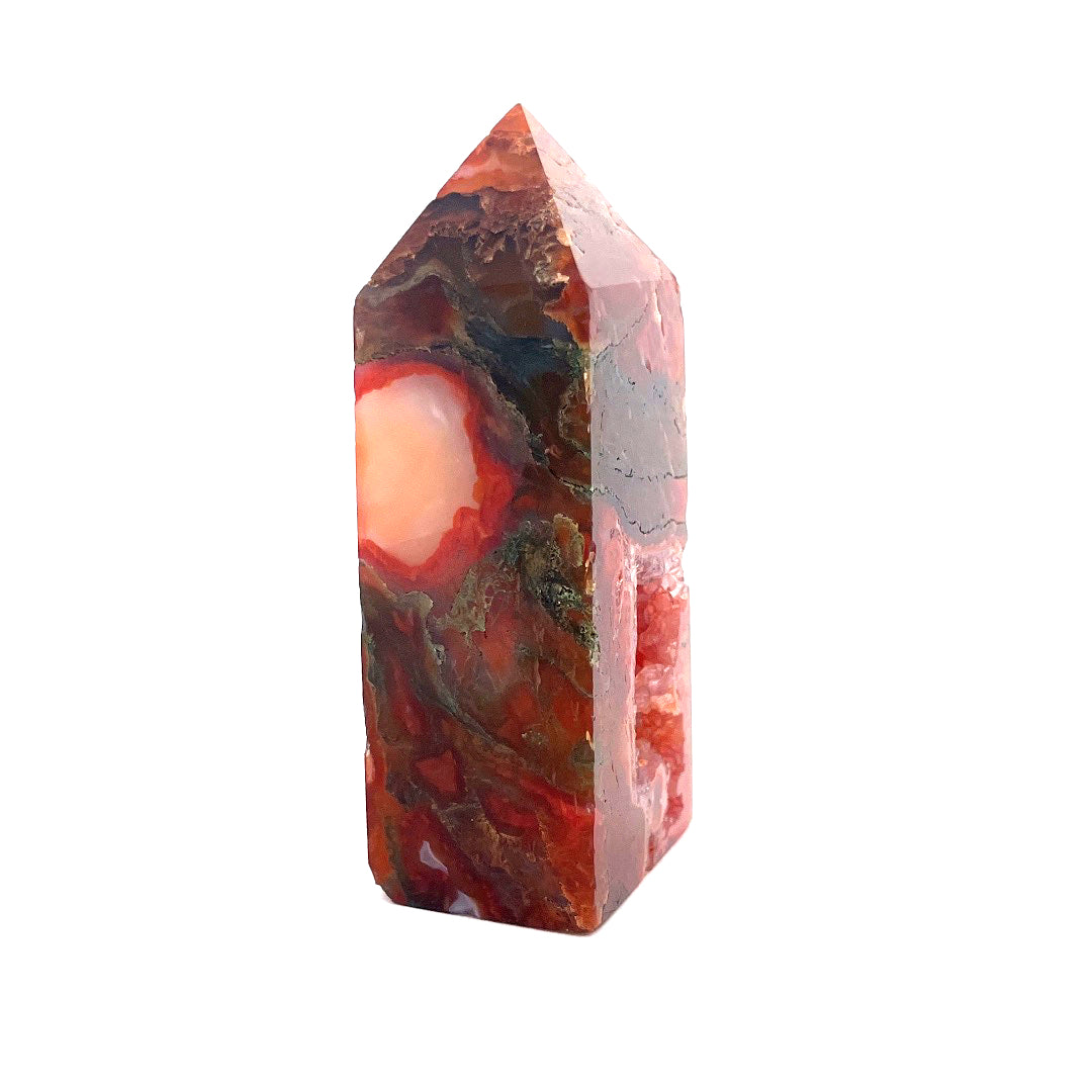 Cherry Blossom Agate Pillar | 184 (g)