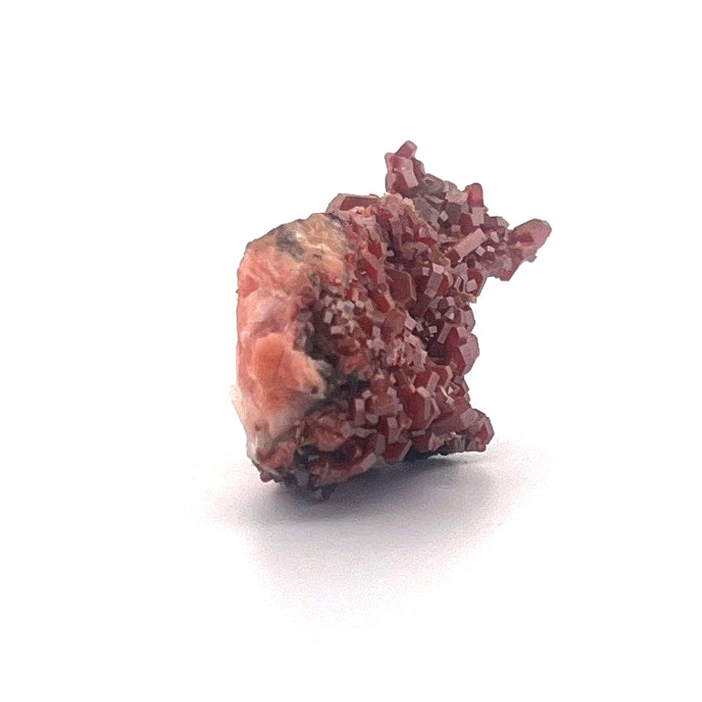 Vanadinite on Goethite Barite Druzy | 26 (g)