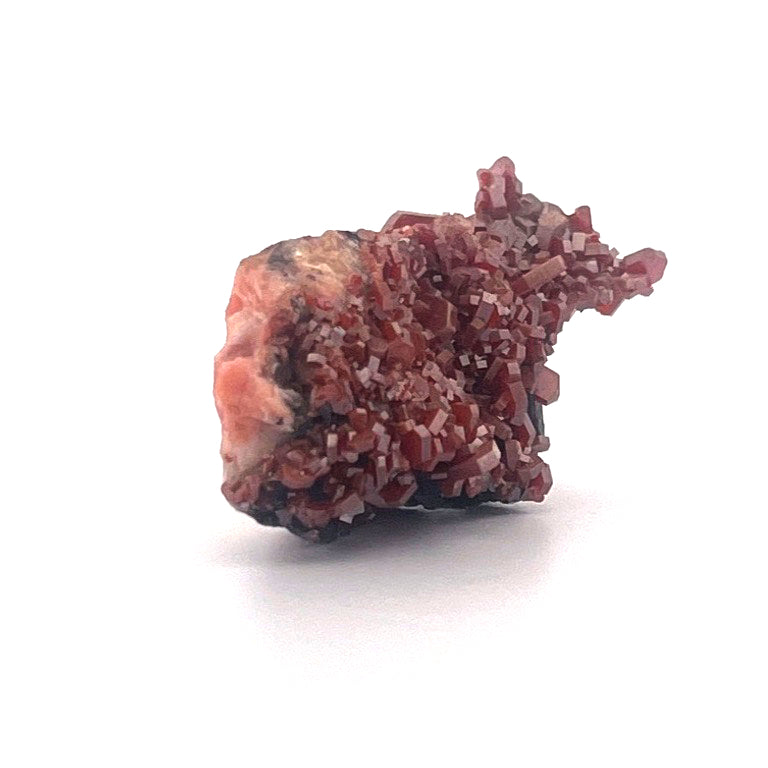 Vanadinite on Goethite Barite Druzy | 26 (g)