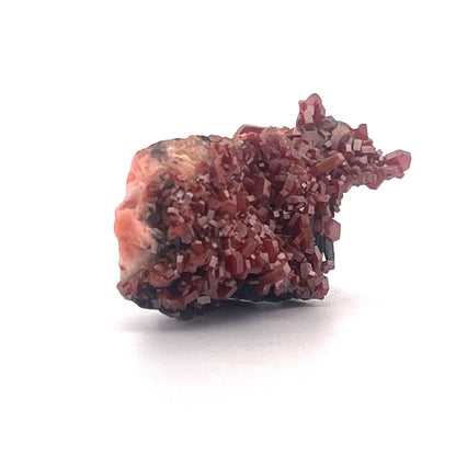 Vanadinite on Goethite Barite Druzy | 26 (g)