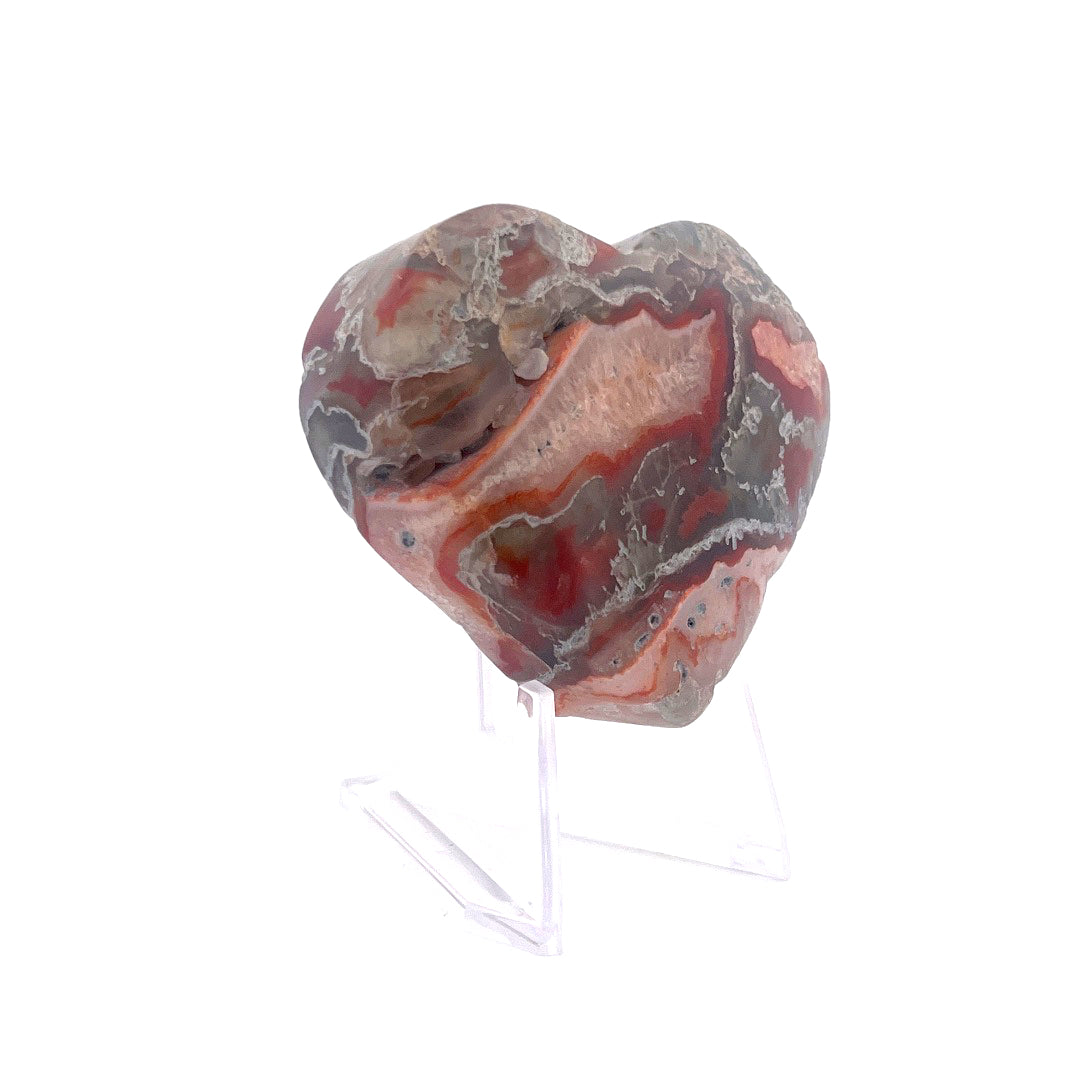 Natural Agate Heart | 121 (g)