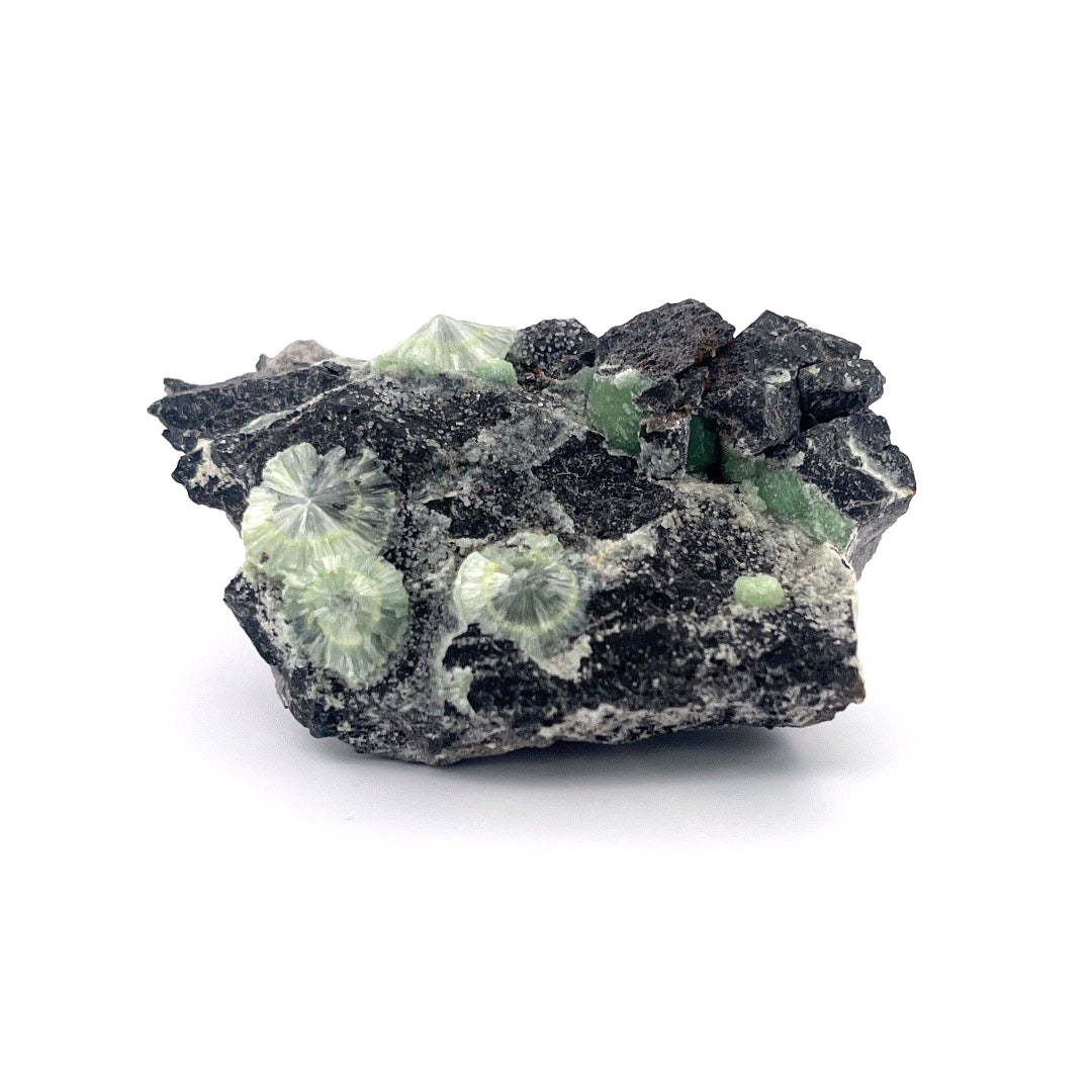 Wavellite Green Starburst Crystal Botryoidal Druzy  |  173 (g)