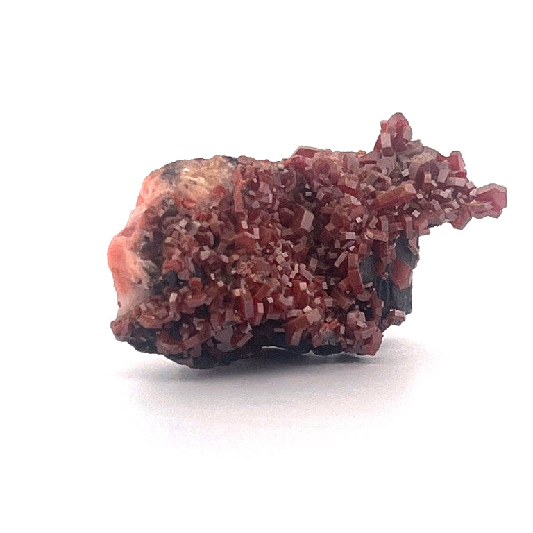 Vanadinite on Goethite Barite Druzy | 26 (g)