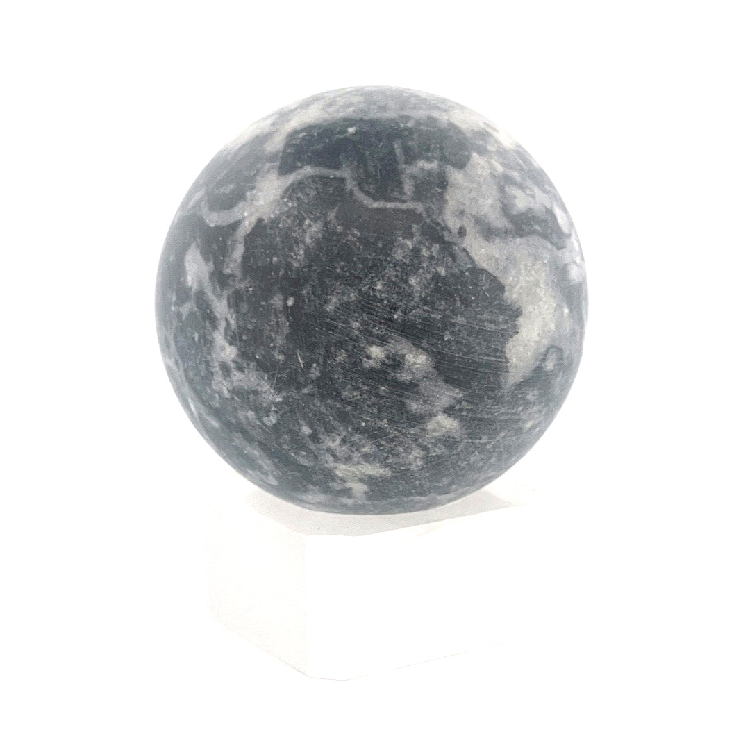 Grey and Black Jasper Sphere | 185 (g) | (2 In)