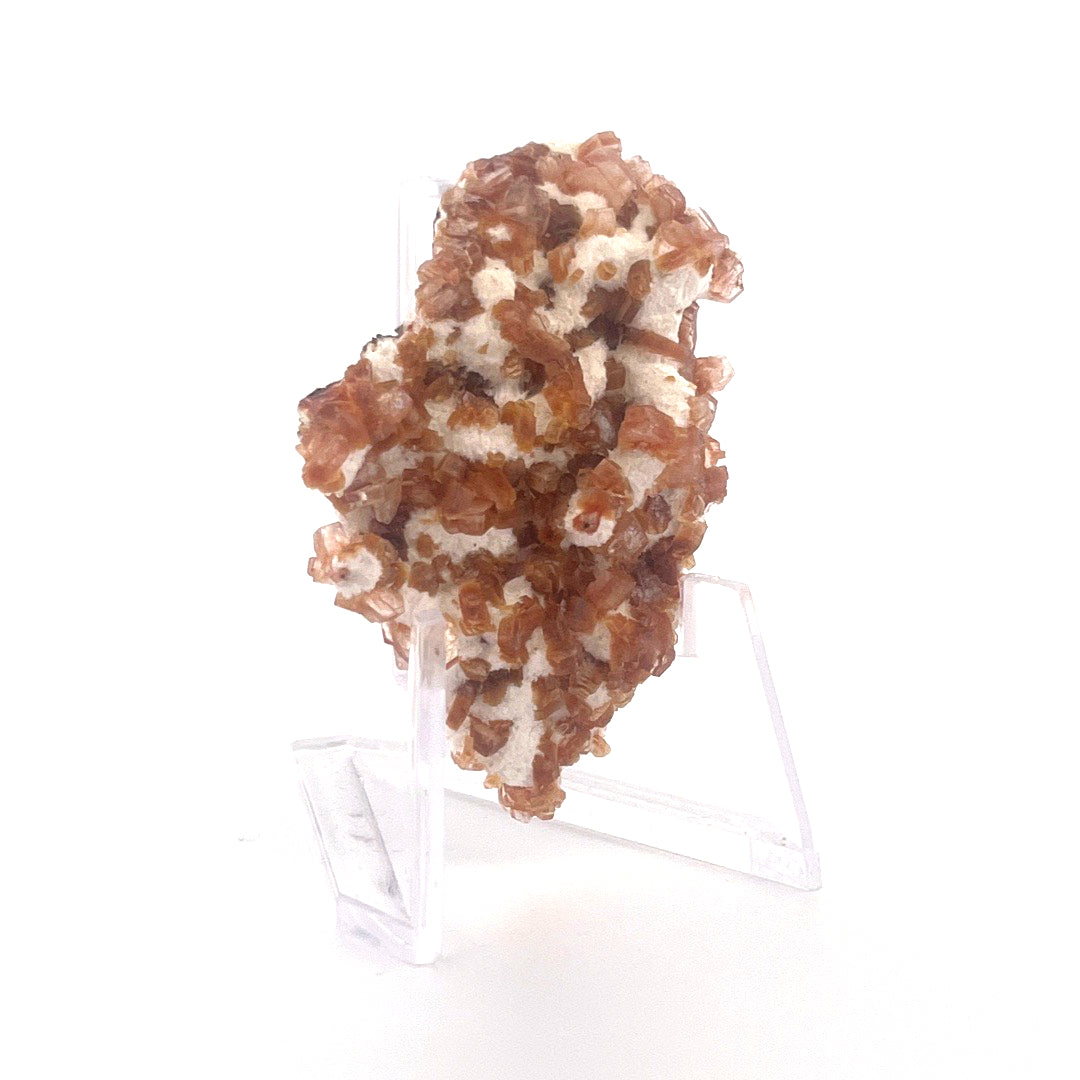 Orange Golden Calcite Hexagonal Free Form Zeolite | 16 (g)