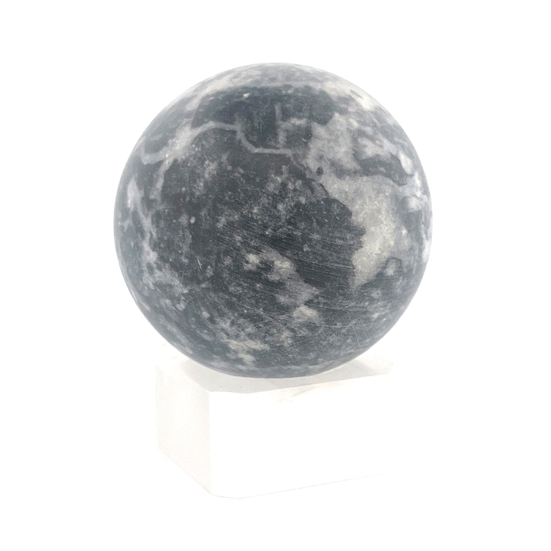 Grey and Black Jasper Sphere | 185 (g) | (2 In)