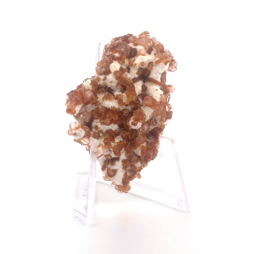 Orange Golden Calcite Hexagonal Free Form Zeolite | 16 (g)