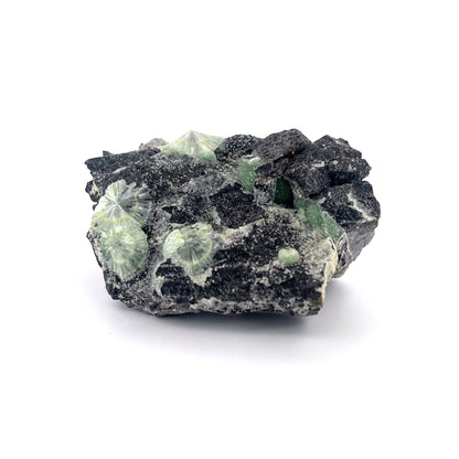 Wavellite Green Starburst Crystal Botryoidal Druzy  |  173 (g)