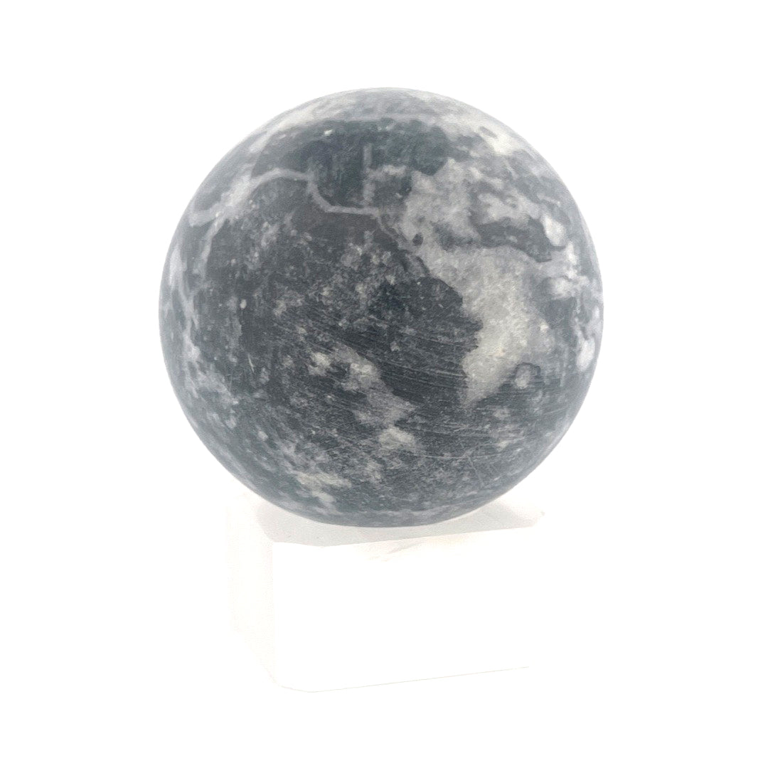 Grey and Black Jasper Sphere | 185 (g) | (2 In)