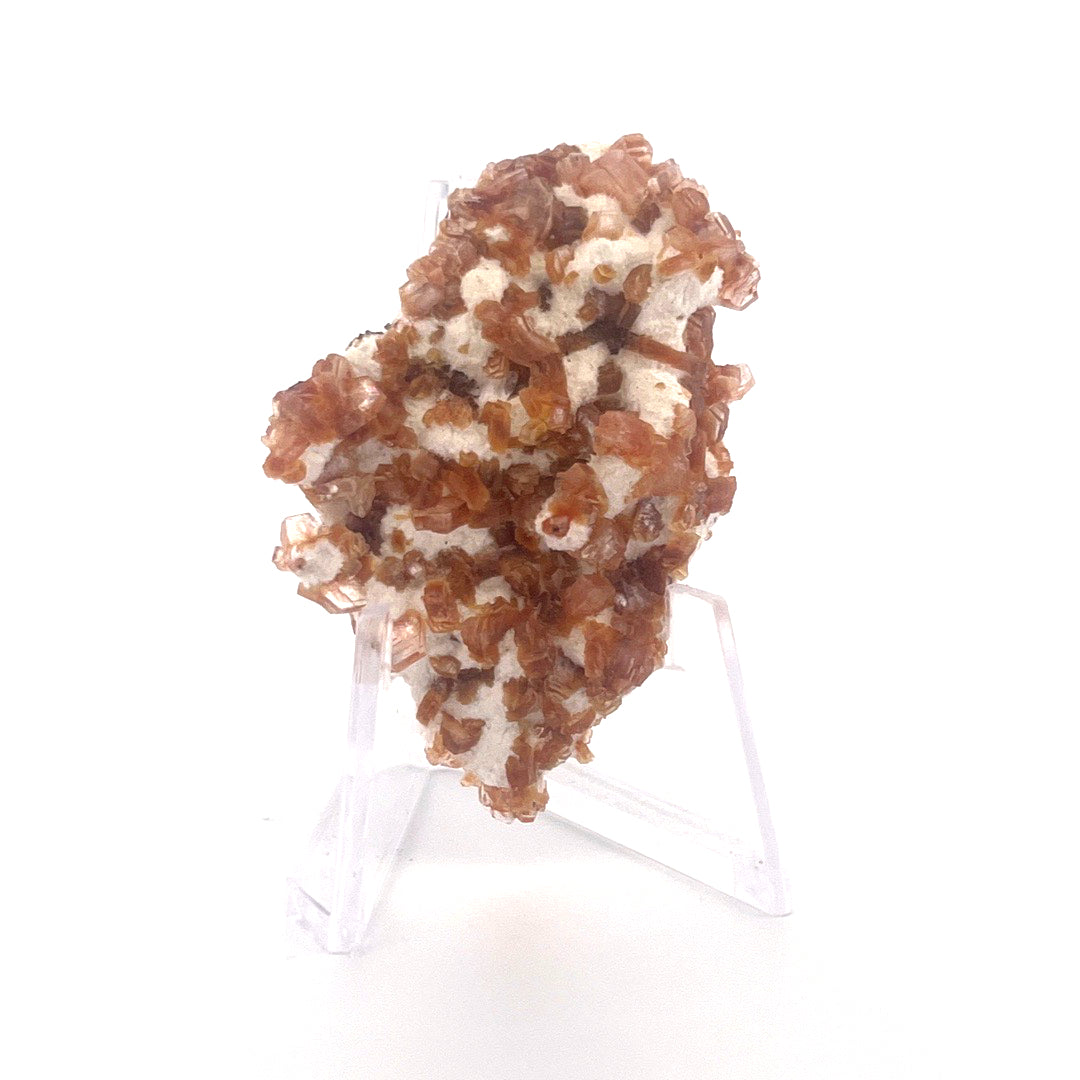 Orange Golden Calcite Hexagonal Free Form Zeolite | 16 (g)