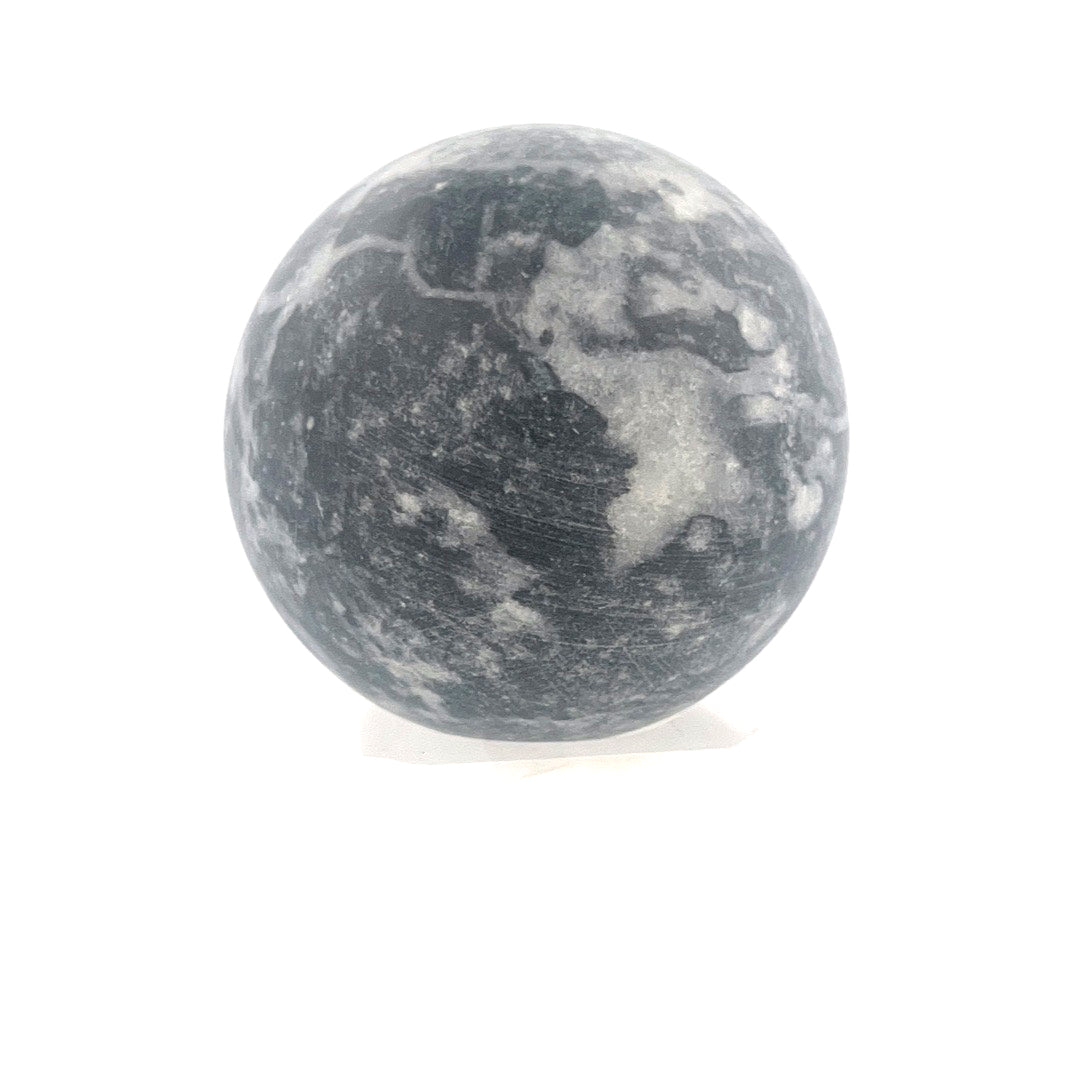 Grey and Black Jasper Sphere | 185 (g) | (2 In)