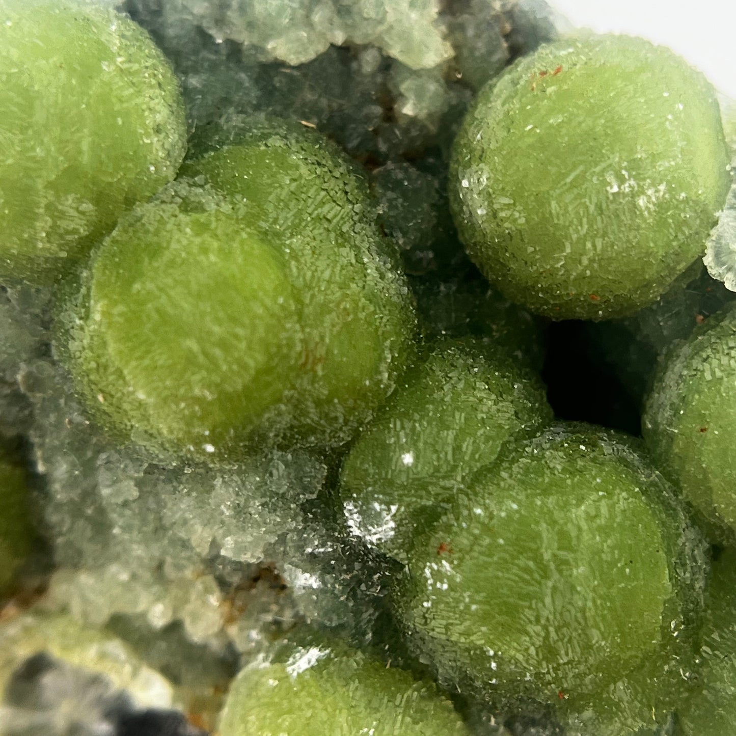 Green Starburst Botryoidal Crystals