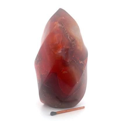 Carnelian Agate Flame Tower | 980 (g)