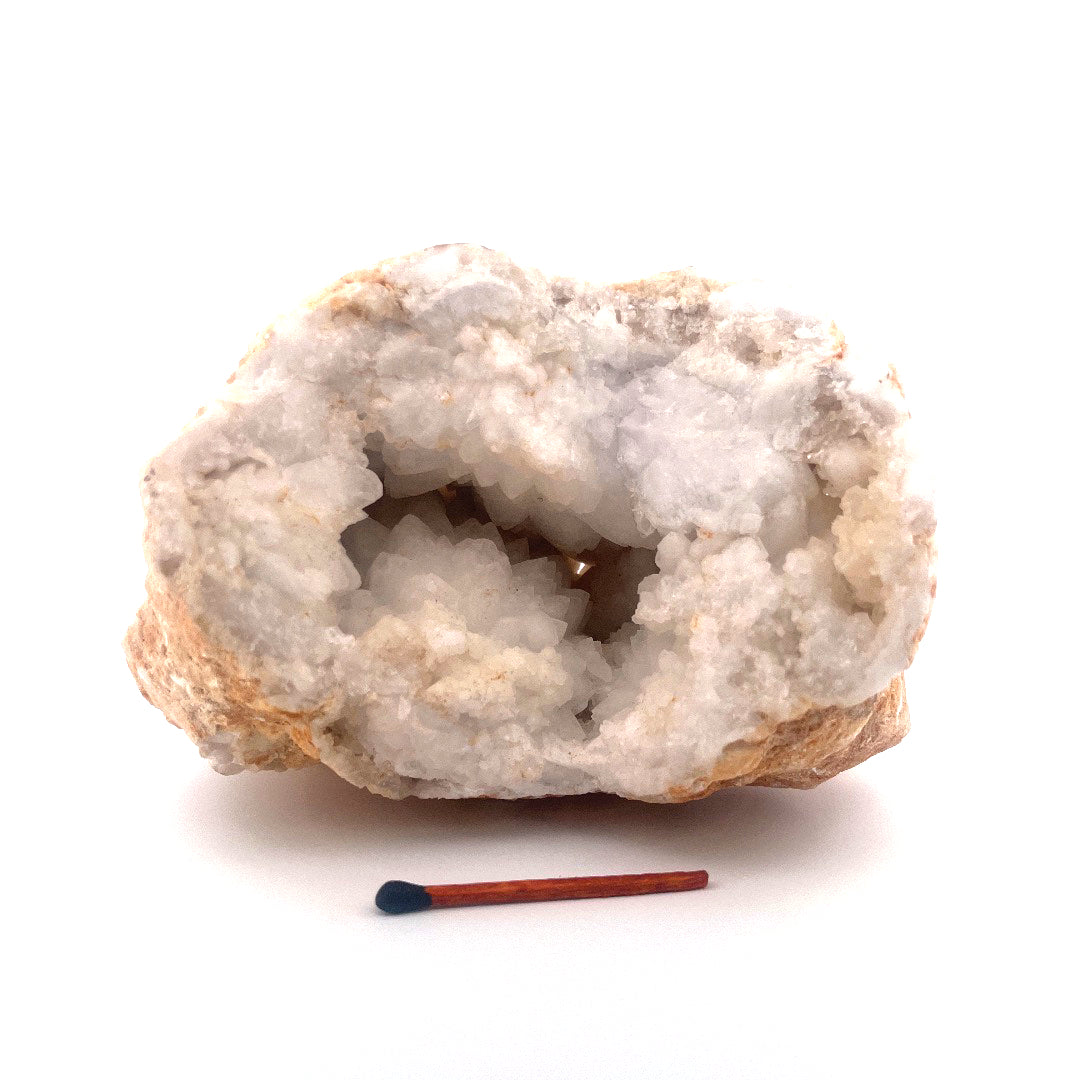 Moroccan White Quartz Geode | 1450 (g)